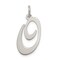 Sterling Silver Large Script Initial Letter O Charm Jewerly 21mm x 17mm